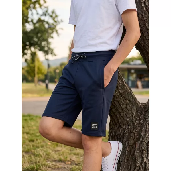  Pantaloni scurți pentru băieți SAM 73 SAF BS 538 ALBASTRU ÎNCHIS 