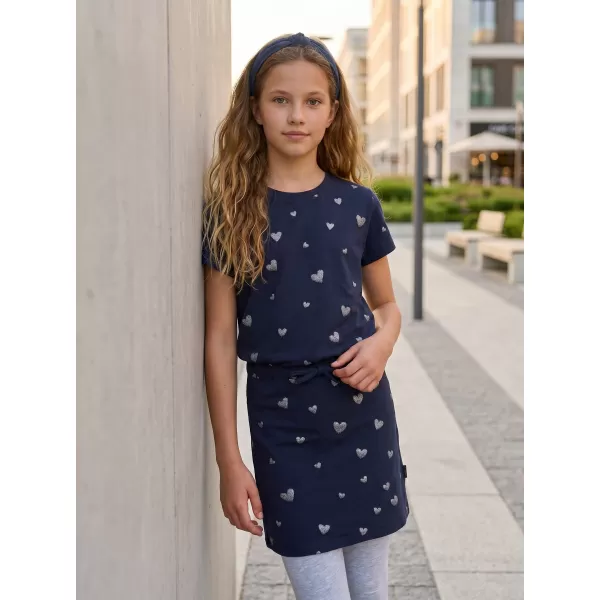 Rochie de fetiță SAM 73 WELO GZ 538 ALBASTRU ÎNCHIS 