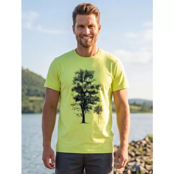  Tricou bărbătesc cu mâneci scurte SAM 73 JAMES MT 790 GALBEN DESCHIS 