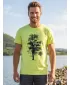 Tricou bărbătesc cu mâneci scurte SAM 73 JAMES MT 790 GALBEN DESCHIS