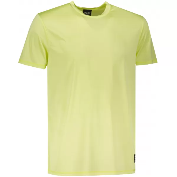  Tricou bărbătesc cu mâneci scurte SAM 73 EUGENE MT 806 GALBEN DESCHIS 