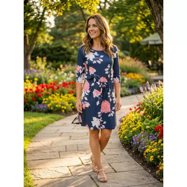  Rochie KIXMI NYDIA ALBASTRU INCHIS 