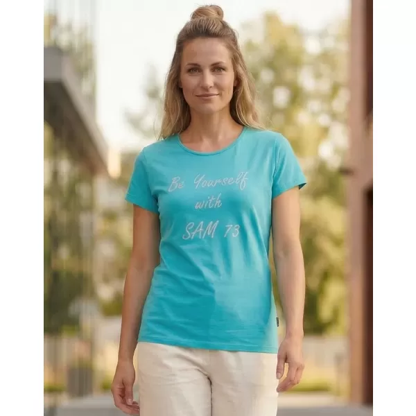  Tricou dama cu maneca scurta SAM 73 RENÉE WT 842 VERDE NEON 