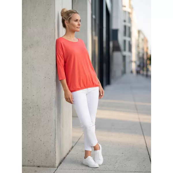  Tricou dama cu maneci 3/4 SAM 73 GLADYS WT 865 ROZ APRINS 
