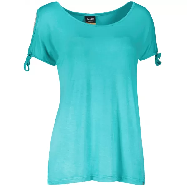  Tricou dama cu maneca scurta SAM 73 FELICIA WT 854 VERDE NEON 