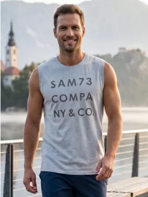 Maiou bărbătesc SAM 73 EDGAR MT 787 GRI DESCHIS
