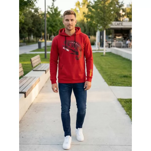  Hanorac pentru bărbați ALTISPORT ALM017AL304 ROȘU 