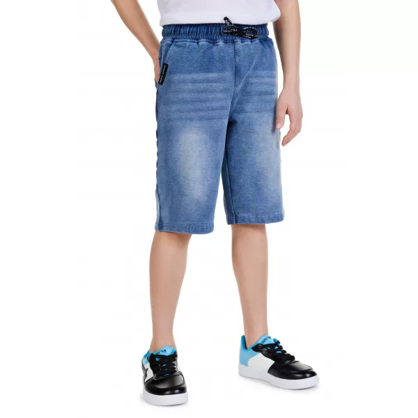  Pantaloni scurți pentru băieți SAM 73 VICTOR BS 536 DENIM LEJER 