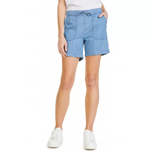  Pantaloni scurți de damă SAM 73 AILEEN WS 775 DENIM LEJER 