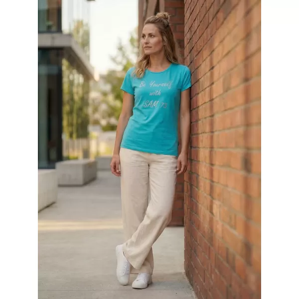  Tricou dama cu maneca scurta SAM 73 RENÉE WT 842 VERDE NEON 