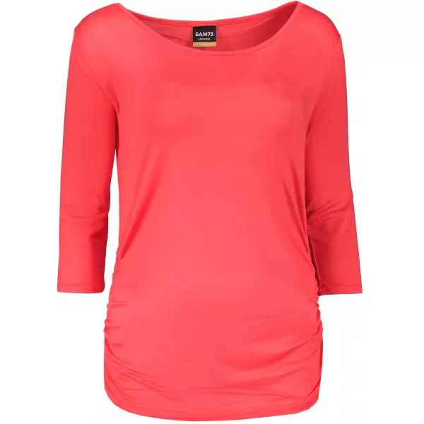  Tricou dama cu maneci 3/4 SAM 73 SHERRY WT 864 ROZ APRINS 