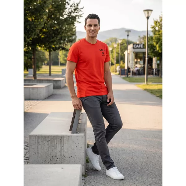  Tricou bărbătesc cu mâneci scurte SAM 73 TERENCE MT 797 ROŞU 