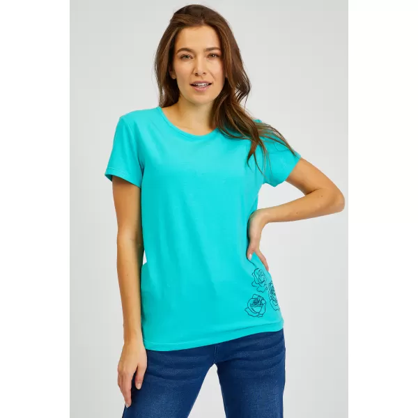  Tricou dama cu maneca scurta SAM 73 BETHANY WT 846 VERDE NEON 
