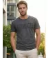 Tricou pentru bărbați KIXMI NARSEY GRI INCHIS