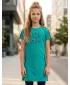 Rochie de fetiță SAM 73 BELINDA GZ 536 TURCOAZ