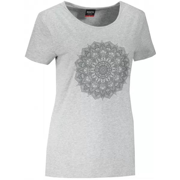  Tricou pentru femei cu mâneci scurte SAM 73 DEBORAH WT 845 GRI DESCHIS 