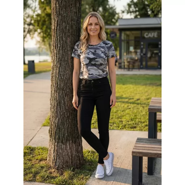  Tricou pentru femei cu mâneci scurte SAM 73 NORA WT 849 NEGRU 