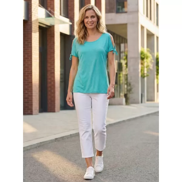  Tricou dama cu maneca scurta SAM 73 FELICIA WT 854 VERDE NEON 