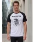 Tricou bărbătesc cu mâneci scurte SAM 73 JORDAN MT 805 ALB