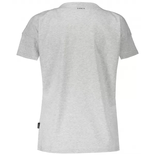  Tricou dama cu maneca scurta SAM 73 MARIE WT 848 GRI DESCHIS 