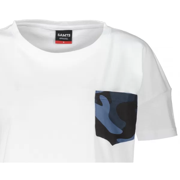 Tricou dama cu maneca scurta SAM 73 MARIE WT 848 ALB 