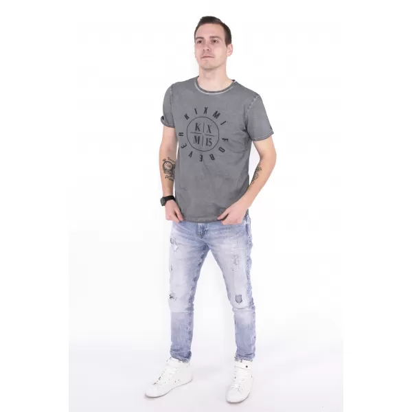  Tricou pentru bărbați KIXMI NADIR GRI 
