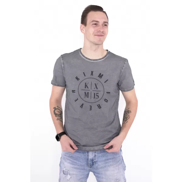  Tricou pentru bărbați KIXMI NADIR GRI 