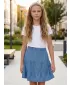 Fusta de fetiță SAM 73 NYLAH GZ 530 DENIM LEJER