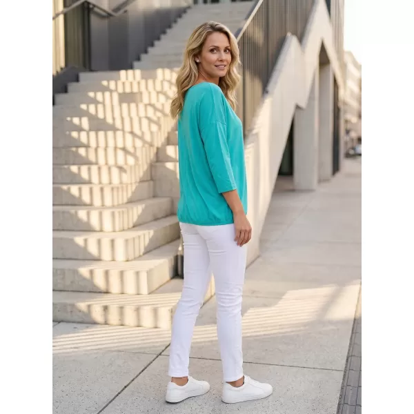  Tricou dama cu maneci 3/4 SAM 73 GLADYS WT 865 VERDE NEON 