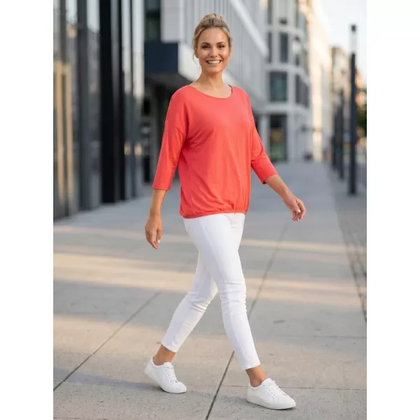  Tricou dama cu maneci 3/4 SAM 73 GLADYS WT 865 ROZ APRINS 