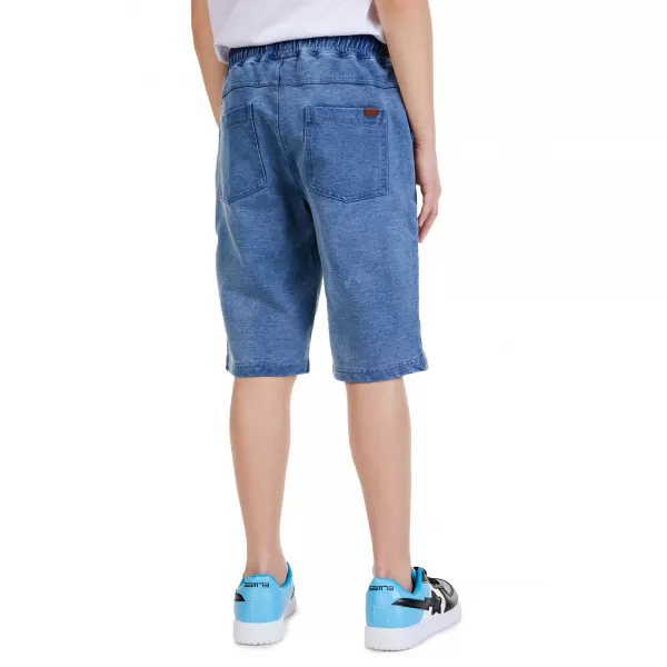 Pantaloni scurți pentru băieți SAM 73 VICTOR BS 536 DENIM LEJER 