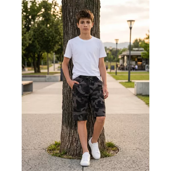  Pantaloni scurți pentru băieți SAM 73 SPENCER BS 534 NEGRU 