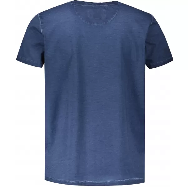  Tricou pentru bărbați KIXMI NAVIN ALBASTRU INCHIS 