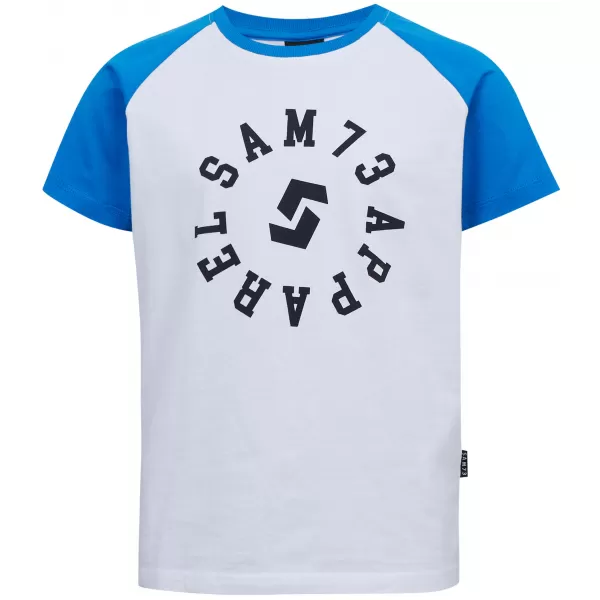  Tricou băiat cu mâneci scurte SAM 73 RICHARD BT 558 ALB 