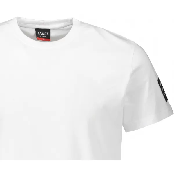  Tricou bărbătesc cu mâneci scurte SAM 73 FREDDIE MT 791 ALB 