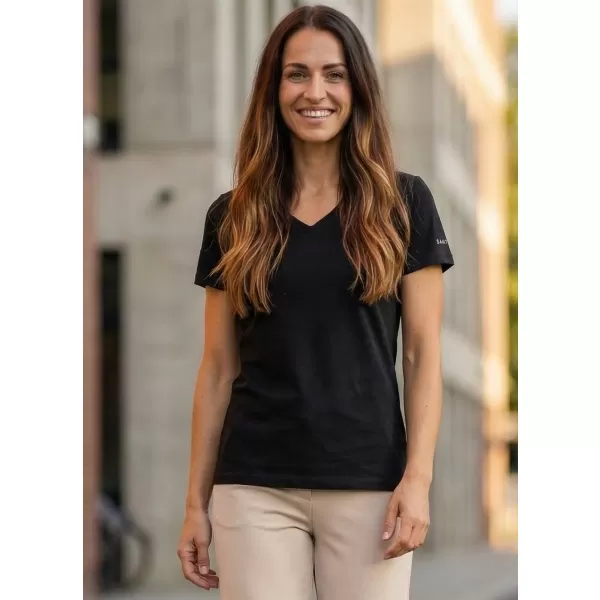  Tricou dama cu maneca scurta SAM 73 CLAUDIA WT 847 NEGRU 