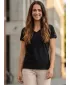 Tricou dama cu maneca scurta SAM 73 CLAUDIA WT 847 NEGRU