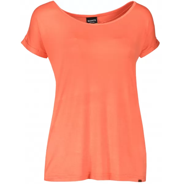  Tricou dama cu maneca scurta SAM 73 ELVIRA WT 857 PORTOCALIU DESCHIS 