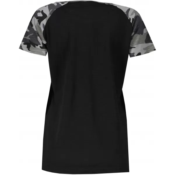  Tricou pentru femei cu mâneci scurte SAM 73 ROSE WT 850 NEGRU 