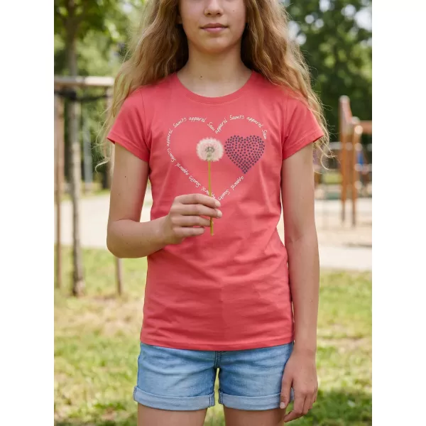  Tricou fetita cu maneca scurta SAM 73 ALAINA GT 564 ROZ APRINS 
