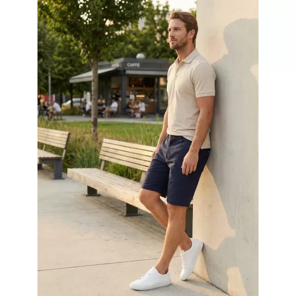  Pantaloni scurți pentru bărbați KIXMI NUMEN ALBASTRU INCHIS 