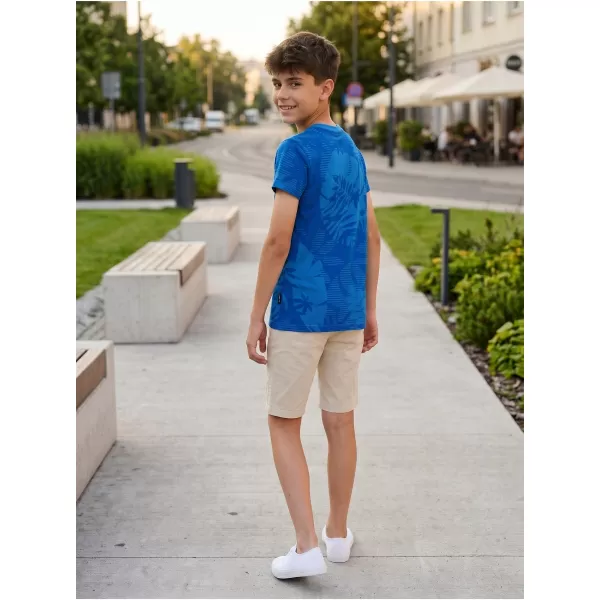  Tricou băiat cu mâneci scurte SAM 73 THEODORE BT 563 ALBASTRU STRĂLUCITOR 
