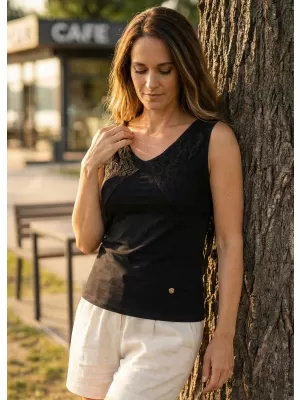 Maieu de damă KIXMI NAVILA NEGRU
