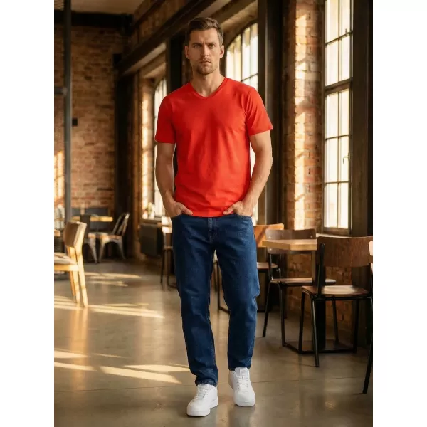  Tricou bărbătesc cu mâneci scurte SAM 73 LEONARD MT 793 ROŞU 