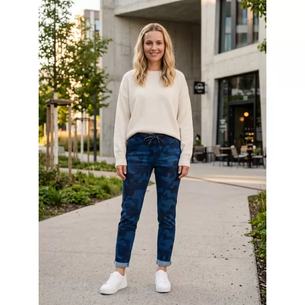  Pantaloni de dama SAM 73 IVY WK 778 ALBASTRU ÎNCHIS 