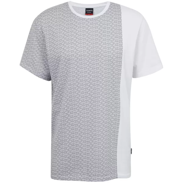  Tricou bărbătesc cu mâneci scurte SAM 73 PAUL MT 795 ALB 