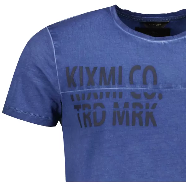  Tricou pentru bărbați KIXMI NIREL ALBASTRU INCHIS 