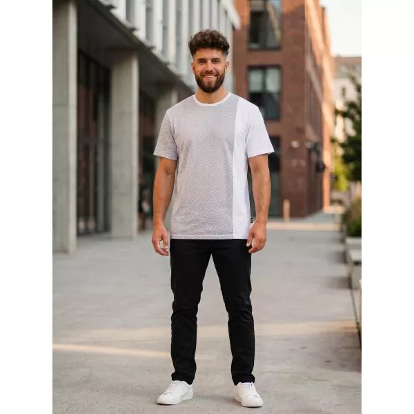  Tricou bărbătesc cu mâneci scurte SAM 73 PAUL MT 795 ALB 