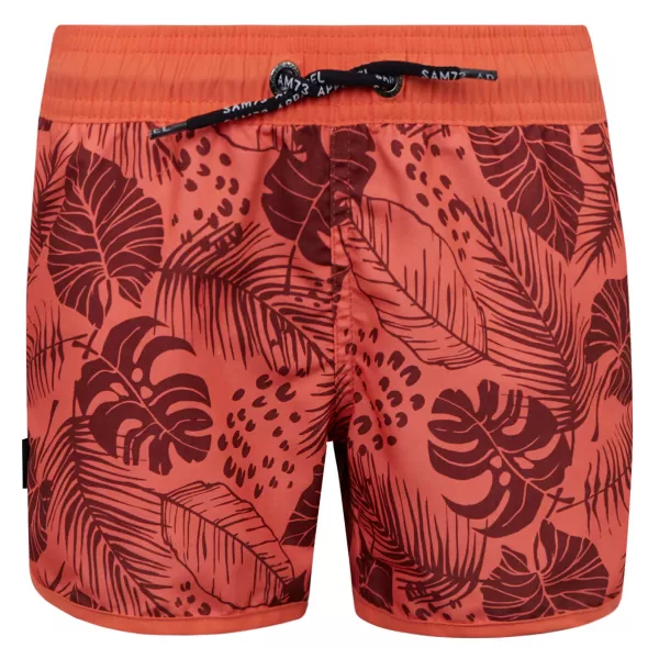  Pantaloni scurți pentru fete SAM 73 MILANIA GS 531 PORTOCALIU DESCHIS 