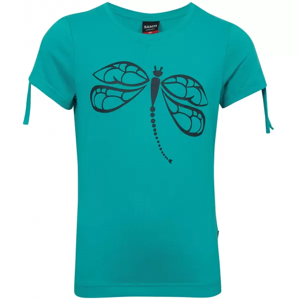  Tricou fetita cu maneca scurta SAM 73 RAELYN GT 567 TURCOAZ 